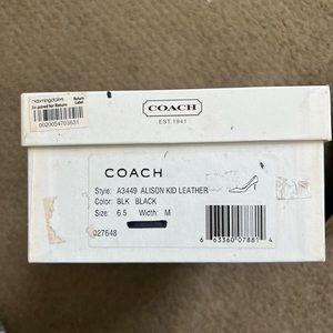 Black Coach A3449 Alison Kid Leather